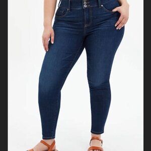 super soft 16 tall plus size jegging skinny jean by torrid like new condition